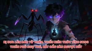 BỊ ĐƯA LÊN ĐẢO TỬ THẦN THIẾU NIÊN THỨC TỈNH SONG THIÊN PHÚ NGỰ THÚ, BẮT ĐẦU SĂN NGƯỢC HẾT cover
