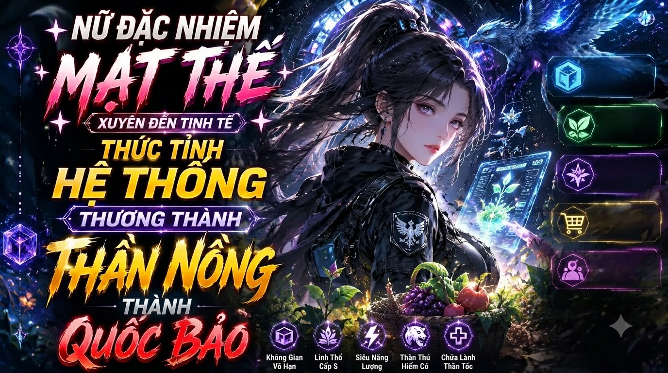 Nữ Đặc Nhiệm Mạt Thế Xuyên Đến Tinh Tế Thức Tỉnh Hệ Thống Thương Thành Thần Nông Thành Quốc Bảo thumbnail