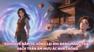 XUYÊN VỀ NĂM 70, SỐNG LẠI KHI ĐANG MANG THAI, VẠCH TRẦN ÂM MƯU ÁC NHÀ CHỒNG cover