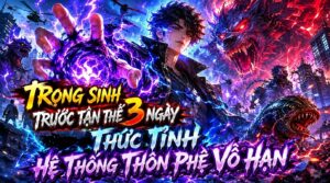 Trọng Sinh Trước Tận Thế 3 Ngày Thức Tỉnh Hệ Thống Thôn Phệ Vô Hạn cover