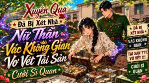 Xuyên Qua Đã Bị Xét Nhà, Nữ Thần Vác Không Gian Vơ Vét Tài Sản Cưới Sĩ Quan cover