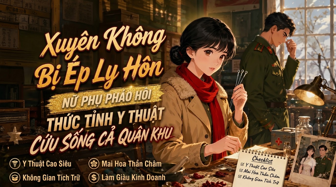 Xuyên Không Bị Ép Ly Hôn Nữ Phụ Pháo Hôi Thức Tỉnh Y Thuật Cứu Sống Cả Quân Khu