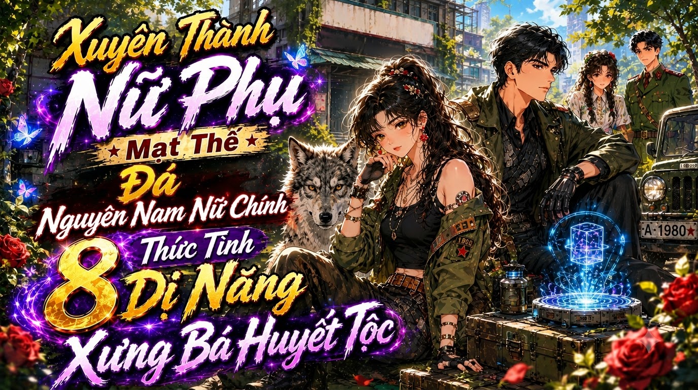 Xuyên Thành Nữ Phụ Mạt Thế Đá Nguyên Nam Nữ Chính Thức Tỉnh 8 Dị Năng Xưng Bá Huyết Tộc