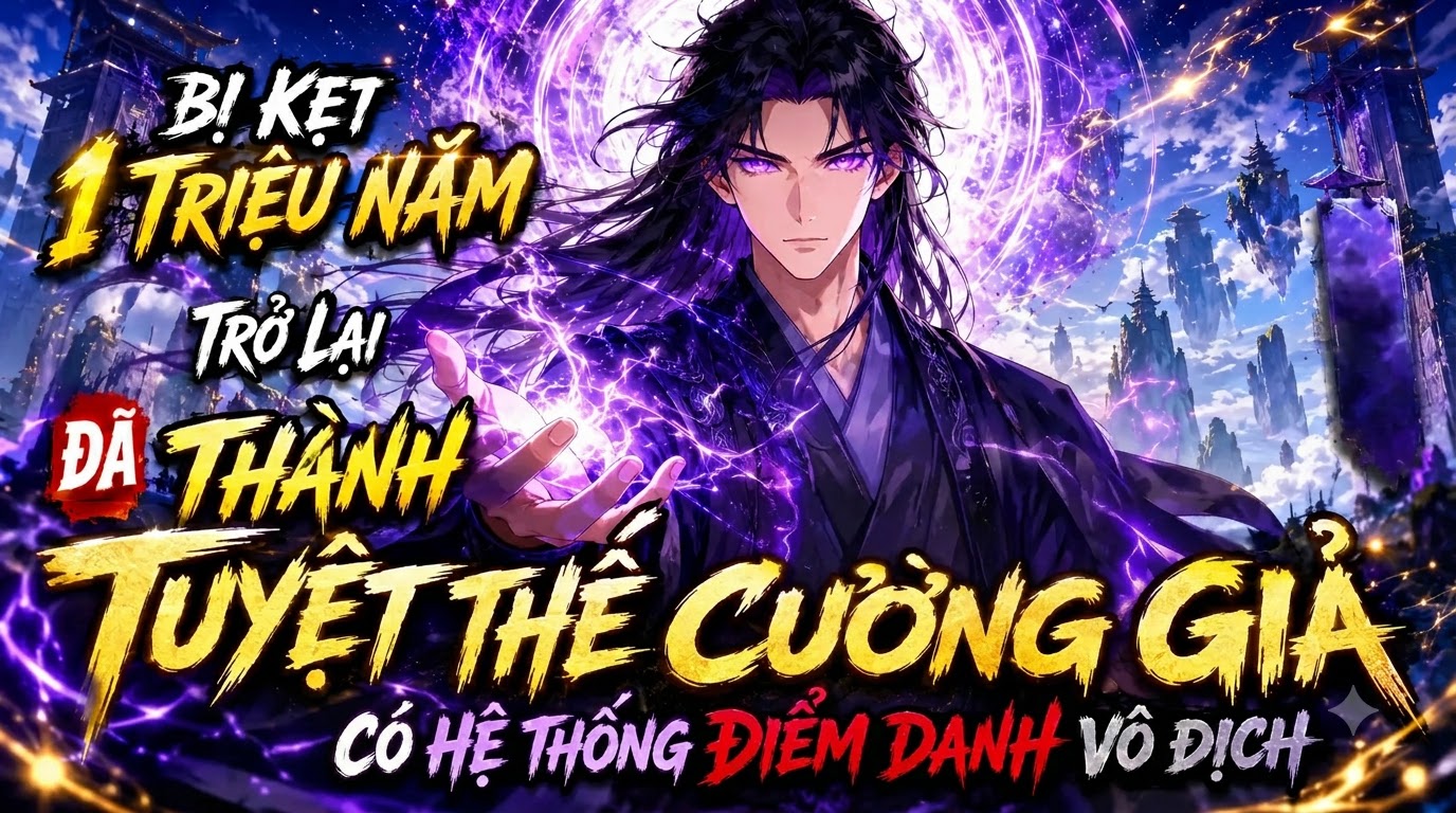Bị Kẹt 1 Triệu Năm: Trở Lại Đã Thành Tuyệt Thế Cường Giả Có Hệ Thống Điểm Danh Vô Địch thumbnail