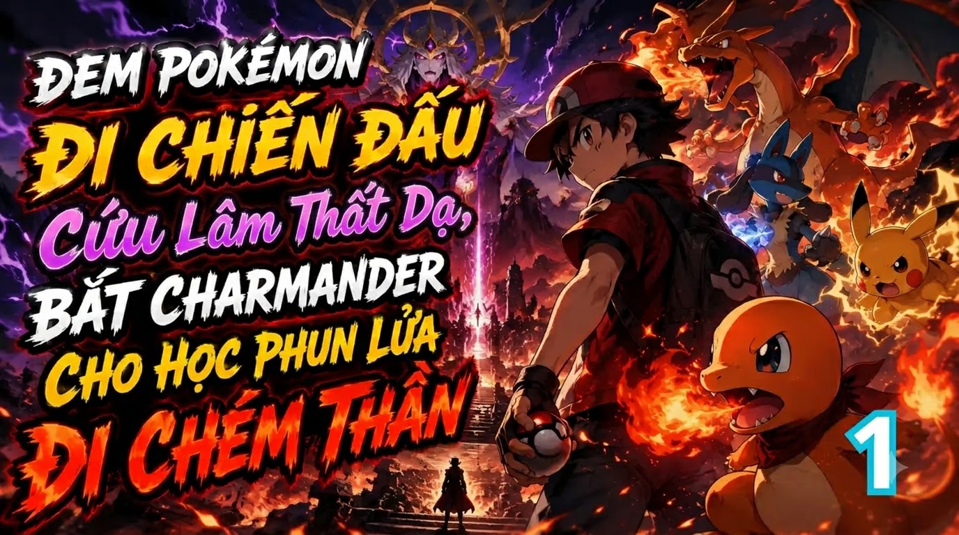 Đem Pokémon Đi Chiến Đấu Cứu Lâm Thất Dạ, Bắt Charmander Cho Học Phun Lửa Đi Chém Thần