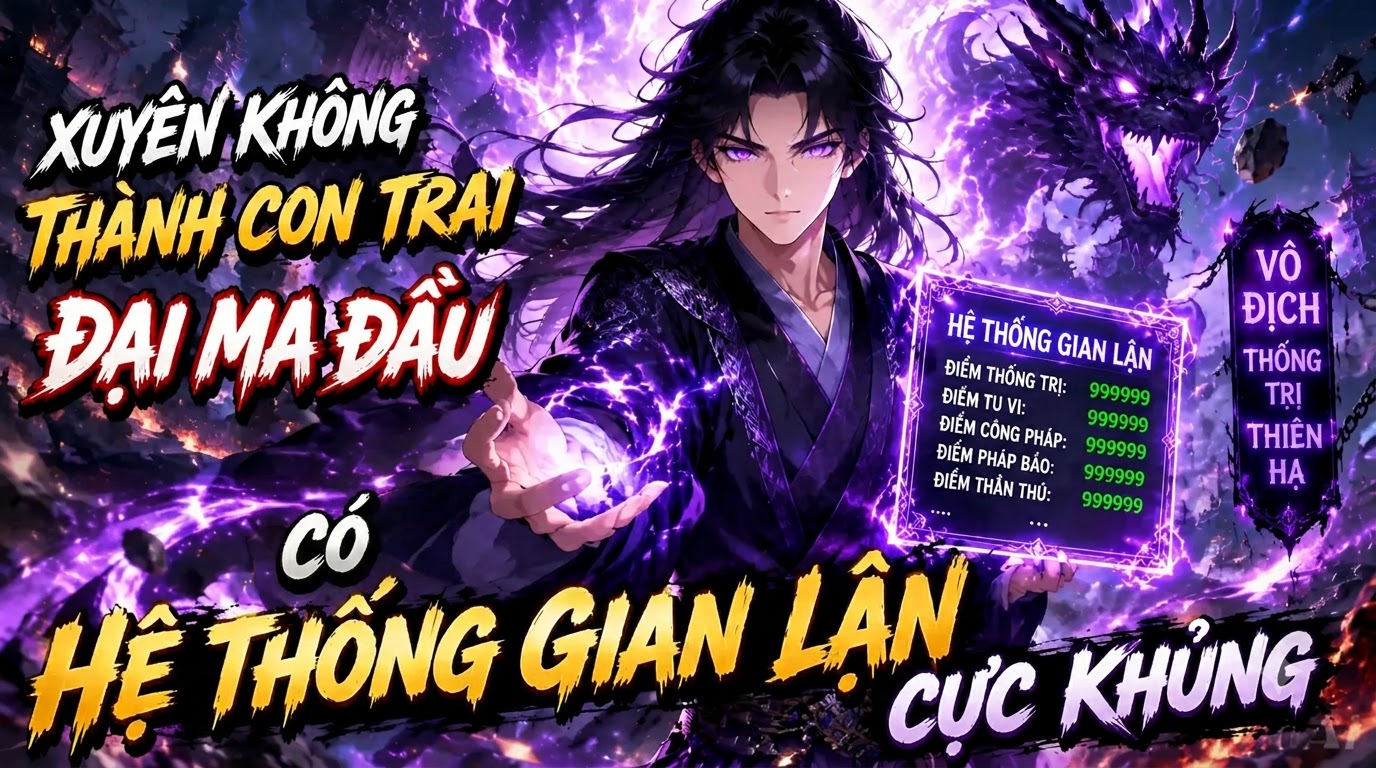 Xuyên Không Thành Con Trai Đại Ma Đầu Có Hệ Thống Gian Lận Cực Khủng