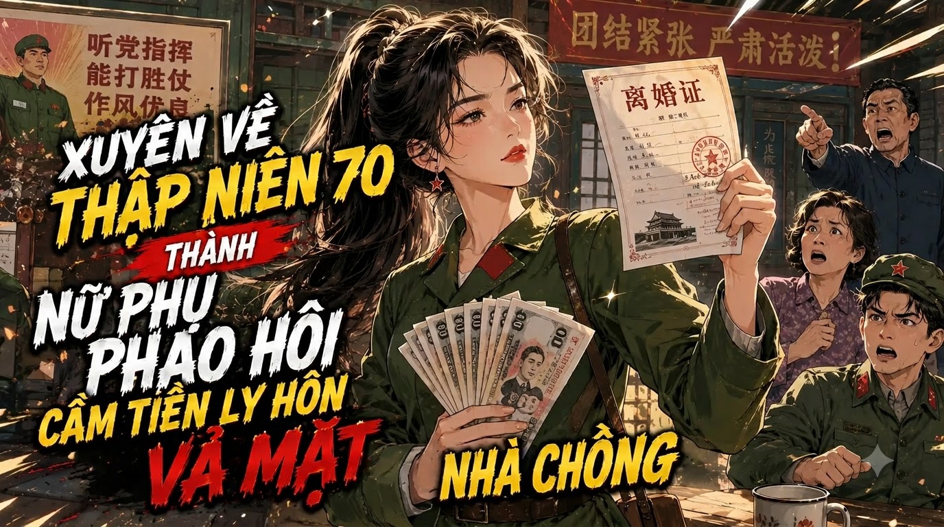 Xuyên Về Thập Niên 70 Thành Nữ Phụ Pháo Hôi Cầm Tiền Ly HÔn Vả Mặt Nhà Chồng