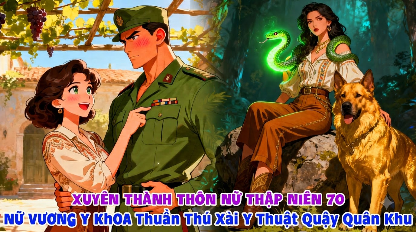 Xuyên Thành Thôn Nữ Thập Niên 70 Nữ Vương Y Khoa Thuần Thú Xài Y Thuật Quậy Quân Khu