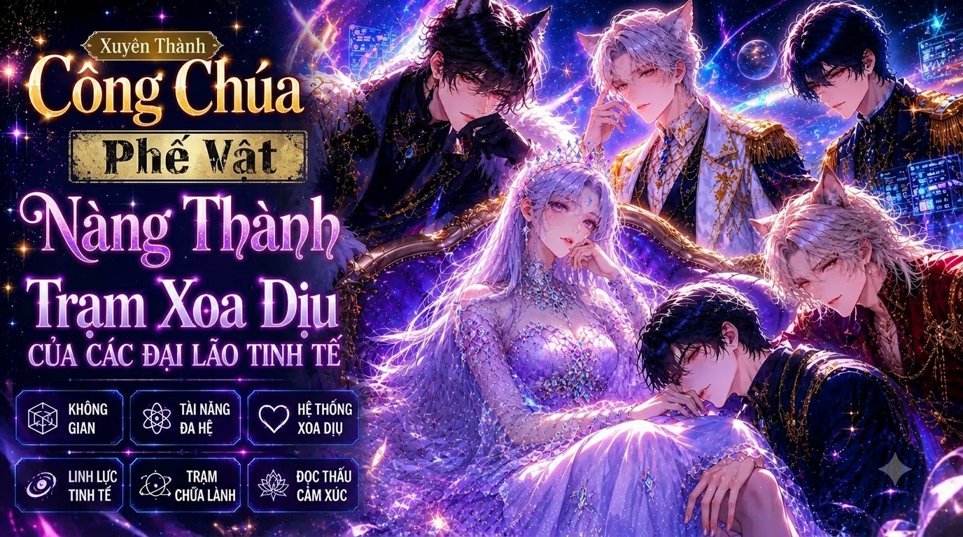 Xuyên Thành Công Chúa Phế Vật Nàng Thành Trạm Xoa Dịu Của Các Đại Lão Tinh Tế thumbnail