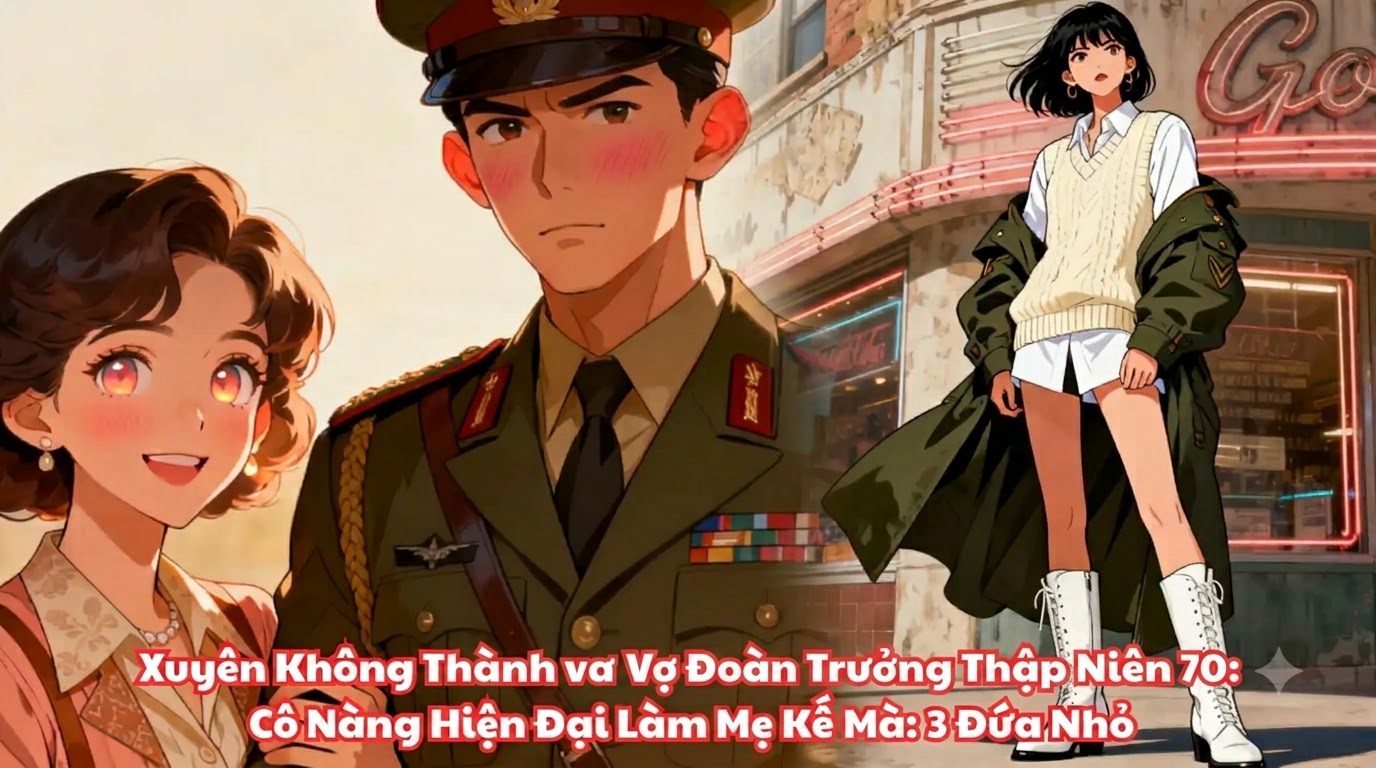 Xuyên Không Thành Vợ Đoàn Trưởng Thập Niên 70: Cô Nàng Hiện Đại Làm Mẹ Kế: 3 Đứa Nhỏ