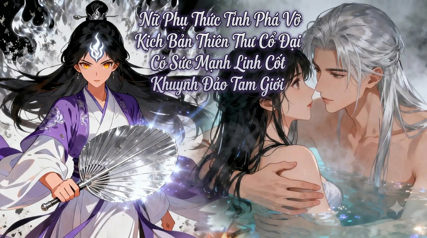 Nữ Phụ Thức Tỉnh Phá Vỡ Kịch Bản Thiên Thư Cổ Đại Có Sức Mạnh Linh Cốt Khuynh Đảo Tam Giới