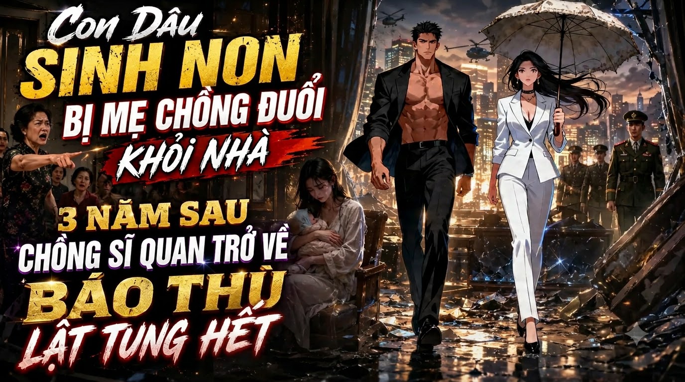 Con Dâu Sinh Non Bị Mẹ Chồng Đuổi Khỏi Nhà 3 Năm Sau Chồng Sĩ Quan Về Báo Thù Lật Tung Hết