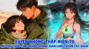 XUYÊN KHÔNG THẬP NIÊN 70 NỮ PHỤ THỨC TỈNH MANG KHÔNG GIAN LINH TUYỀN TÙY QUÂN cover