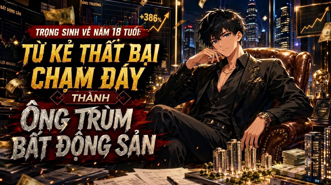 Trọng Sinh Về Năm 18 Tuổi Từ Kẻ Thất Bại Chạm Đáy Thành Ông Trùm Bất Động Sản