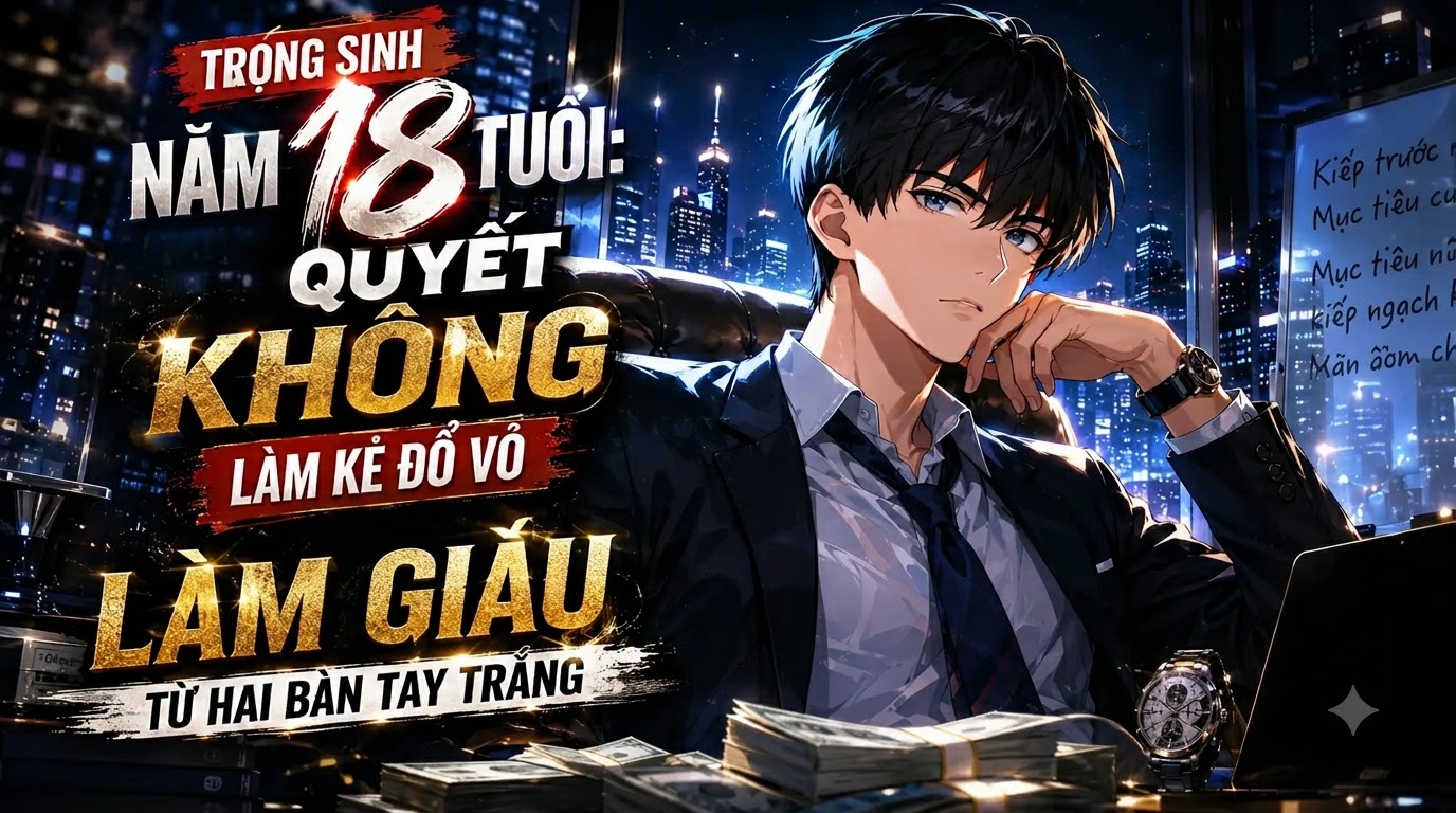 Trọng Sinh Năm 18 Tuổi: Quyết Không Làm Kẻ Đổ Vỏ Làm Giàu Từ Hai Bàn Tay Trắng