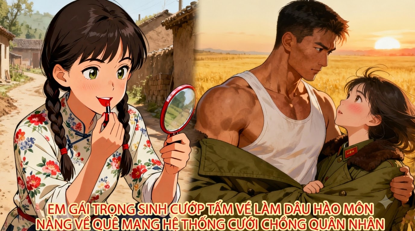 EM GÁI TRỌNG SINH CƯỚP TẤM VÉ LÀM DÂU HÀO MÔN NÀNG VỀ QUÊ MANG HỆ THỐNG CƯỚI CHỒNG QUÂN NHÂN