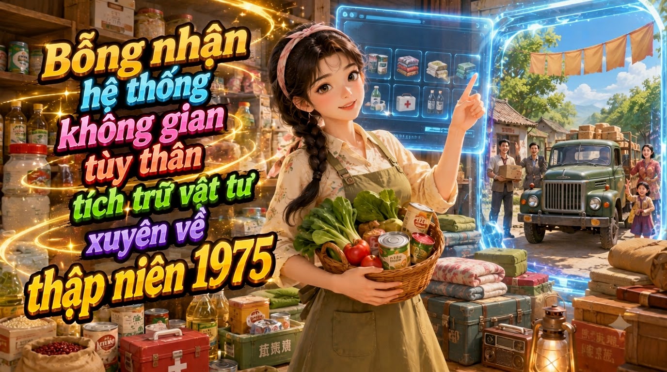 Bỗng nhận hệ thống không gian tùy thân tích trữ vật tư, xuyên về thập niên 1975 thumbnail
