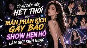 TỪ NỮ DIỄN VIÊN HẾT THỜI ĐẾN MÀN PHẢN KÍCH GÂY BÃO SHOW HẸN HÒ, LÀM GIỚI KINH NGẠC cover