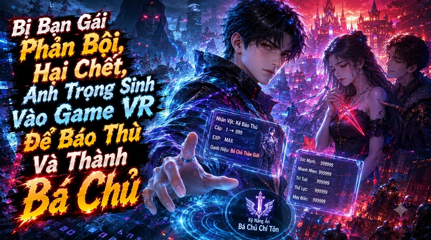 Bị Bạn Gái Phản Bội, Hại Chết, Anh Trọng Sinh Vào Game VR Để Báo Thù Và Thành Bá Chủ