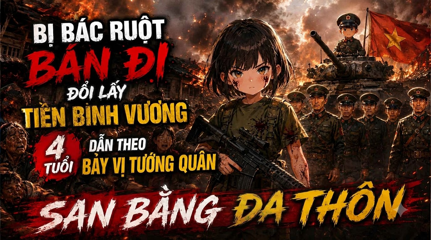 Bị Bác Ruột Bán Đi Đổi Lấy Tiền Bình Vương 4 Tuổi Dẫn Theo Bảy Vị Tướng Quân San Bằng Thôn