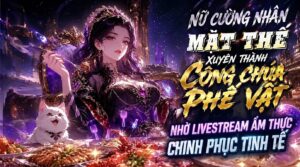 Nữ Cường Nhân Mạt Thế Xuyên Thành Công Chúa Phế Vật Nhờ Livestream Ẩm Thực Chinh Phục Tinh Tế cover