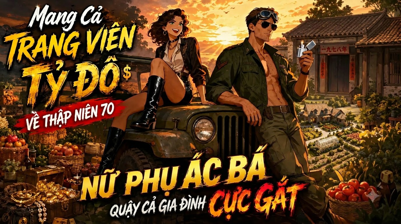 Mang Cả Trang Viên Tỷ Đô Về Thập Niên 70 Nữ Phụ Ác Bá Quậy Cả Gia Đình Cực Gắt