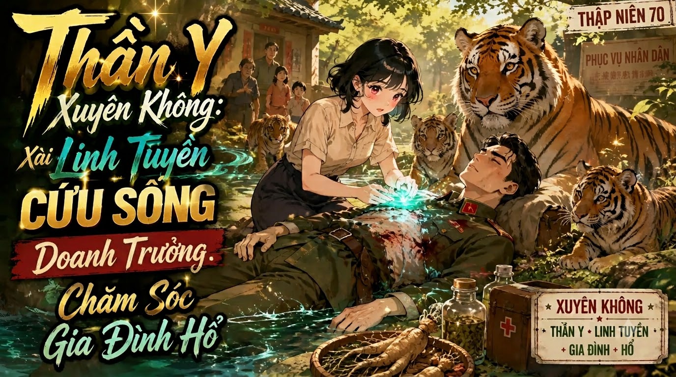 Thần Y Xuyên Không: Xài Linh Tuyền Cứu Sống Doanh Trưởng, Chăm Sóc Gia Đình Hổ