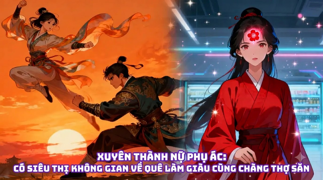 Xuyên Thành Nữ Phụ Ác: Có Siêu Thị Không Gian Về Quê Làm Giàu Cùng Chàng Thợ Săn