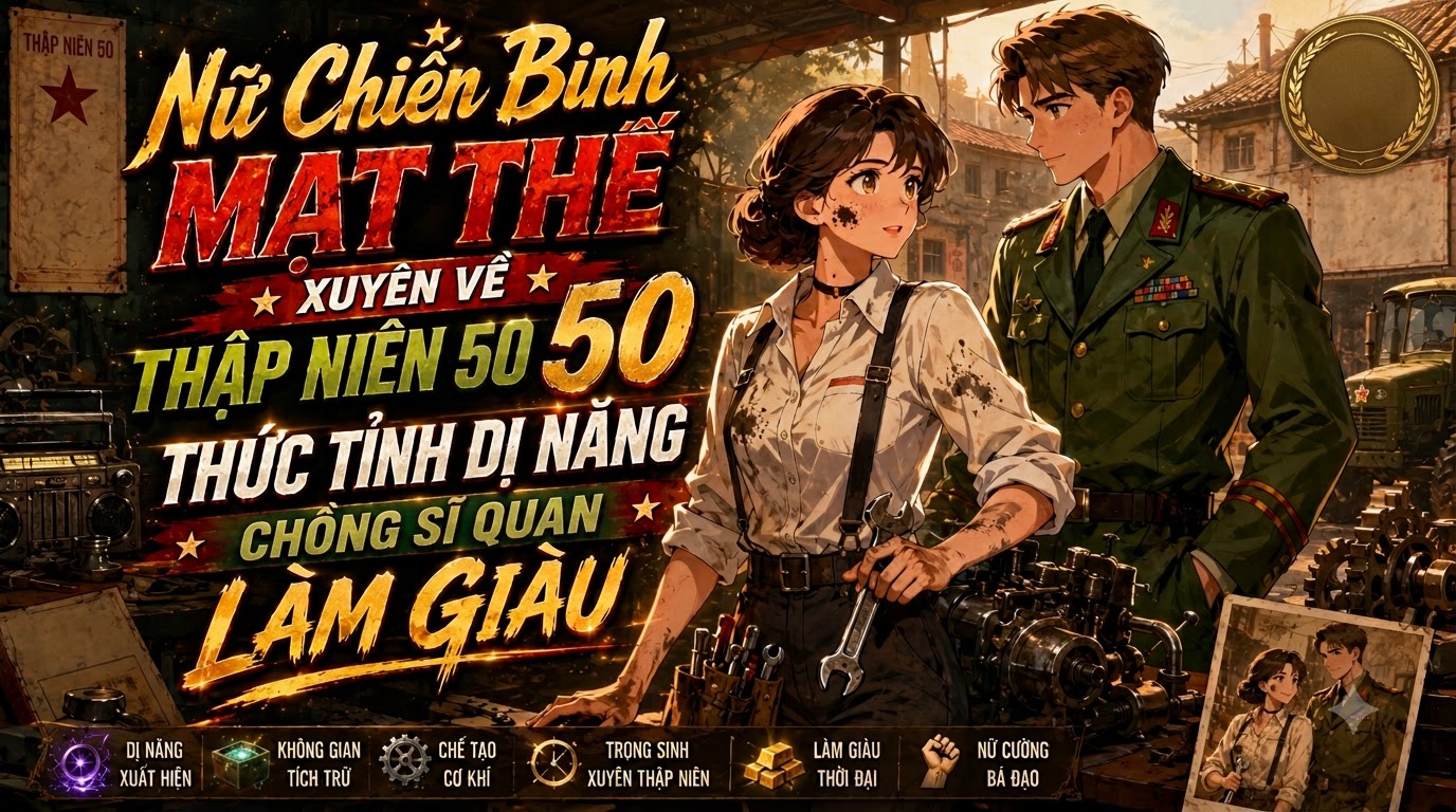 NỮ CHIẾN BINH MẠT THẾ XUYÊN VỀ THẬP NIÊN 50 THỨC TỈNH DỊ NĂNG CHỒNG SĨ QUAN LÀM GIÀU