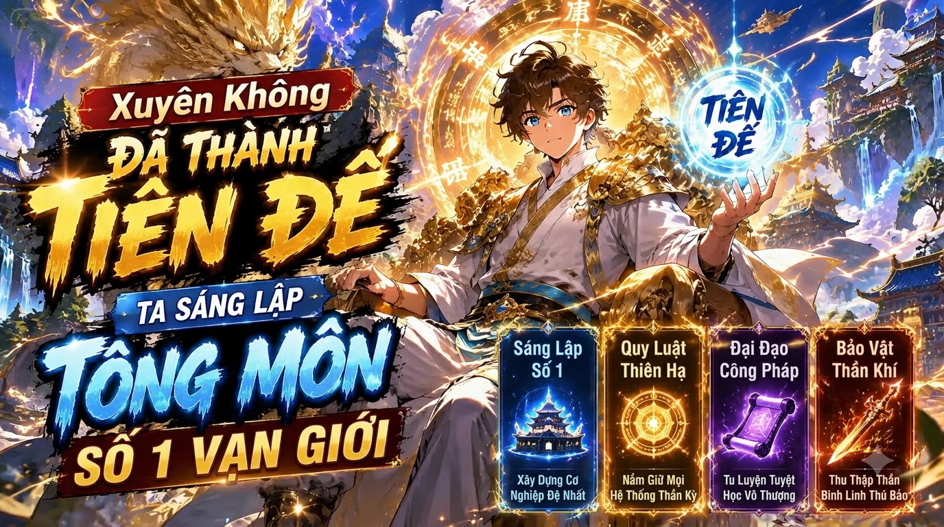 Xuyên Không Đã Thành Tiên Đế: Ta Sáng Lập Tông Môn Số 1 Vạn Giới thumbnail