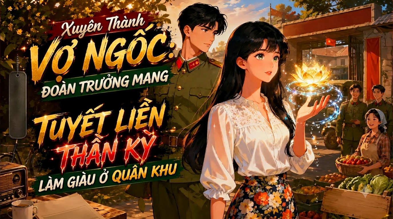 Xuyên Thành Vợ Ngốc: Đoàn Trưởng Mang Tuyết Liên Thần Kỳ Làm Giàu Ở Quân Khu