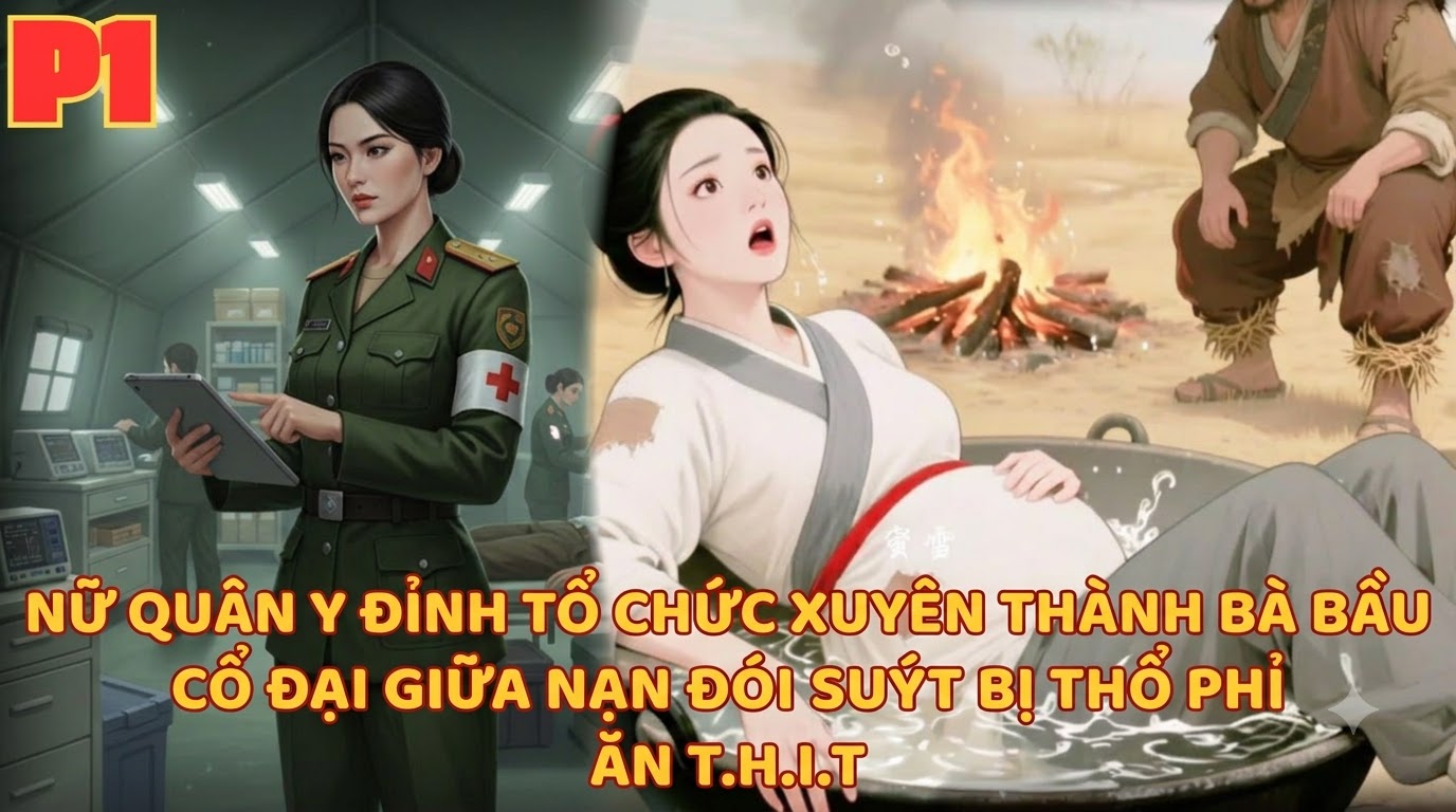 NỮ QUÂN Y ĐỈNH TỔ CHỨC XUYÊN THÀNH BÀ BẦU CỔ ĐẠI GIỮA NẠN ĐÓI SUÝT BỊ THỔ PHỈ ĂN T.H.I.T