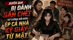 XUYÊN QUA BỊ ĐÁNH GẦN CHẾT NỮ CƯỜNG NỔI ĐIÊN ÉP CẢ NHÀ KÝ GIẤY TỪ MẶT cover