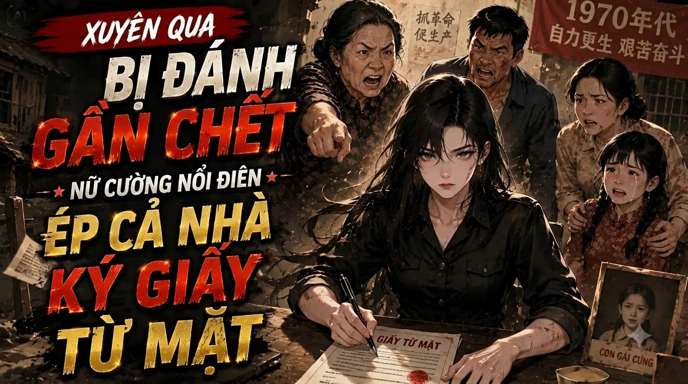 XUYÊN QUA BỊ ĐÁNH GẦN CHẾT NỮ CƯỜNG NỔI ĐIÊN ÉP CẢ NHÀ KÝ GIẤY TỪ MẶT