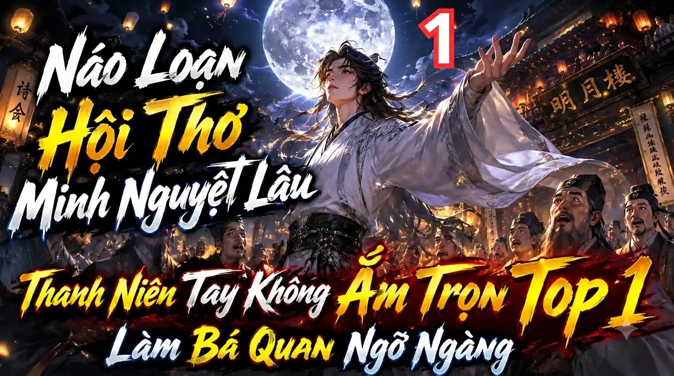 Náo Loạn Hội Thơ Minh Nguyệt Lâu Thanh Niên Tay Không Ẵm Trọn Top 1 Làm Bá Quan Ngỡ Ngàng