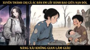 XUYÊN THÀNH CHỊ CẢ ÁC BÁN EM LẤY BÁNH BAO GIỮA NẠN ĐÓI, NÀNG XÀI KHÔNG GIAN LÀM GIÀU cover