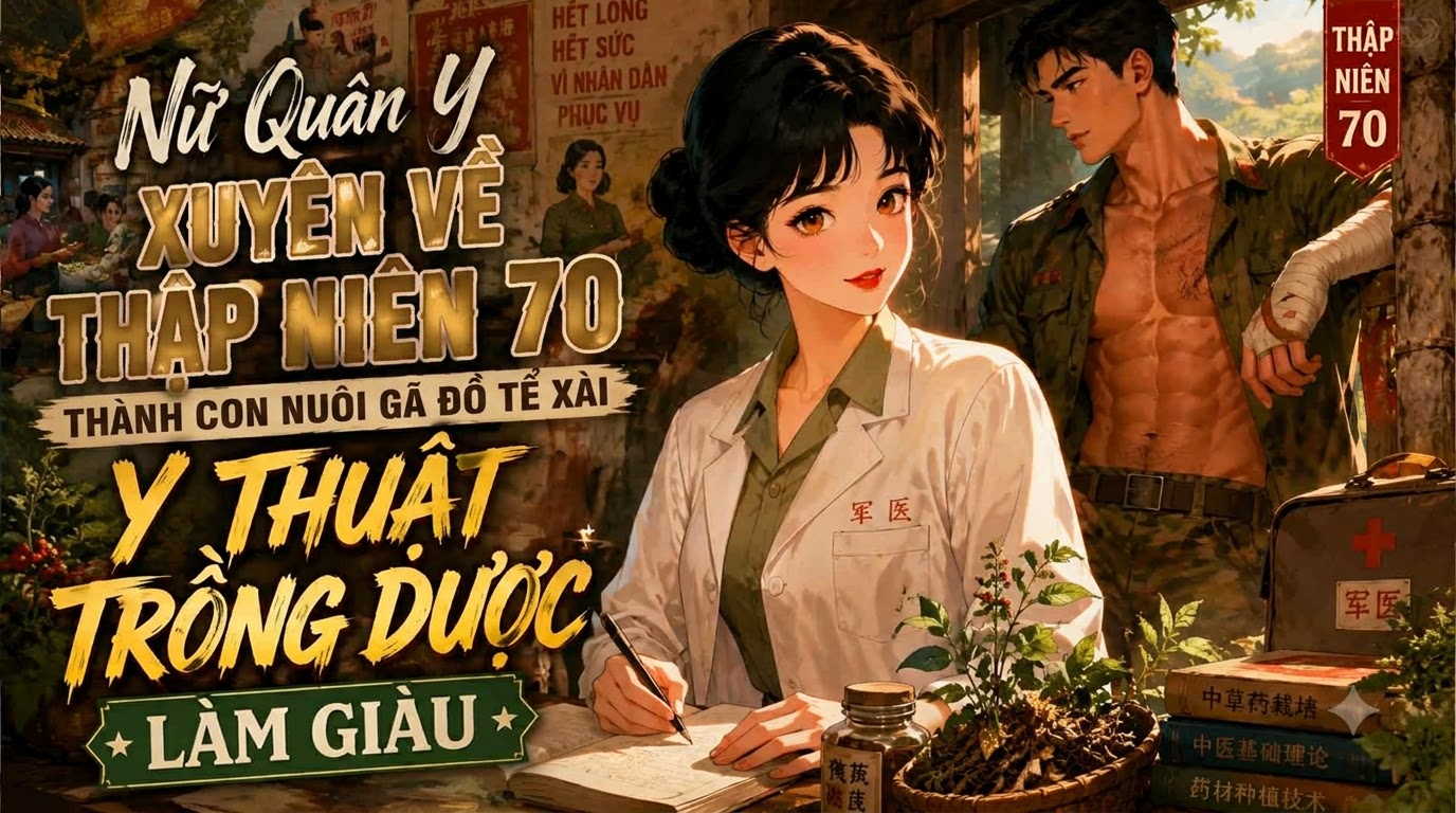 Nữ Quân Y Xuyên Về Thập Niên 70 Thành Con Nuôi Gã Đồ Tể Xài Y Thuật Trồng Dược Làm Giàu