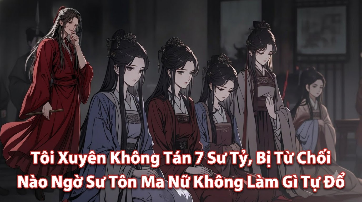 Tôi Xuyên Không Tán 7 Sư Tỷ, Bị Từ Chối, Nào Ngờ Sư Tôn Ma Nữ Không Làm Gì Tự Đổ