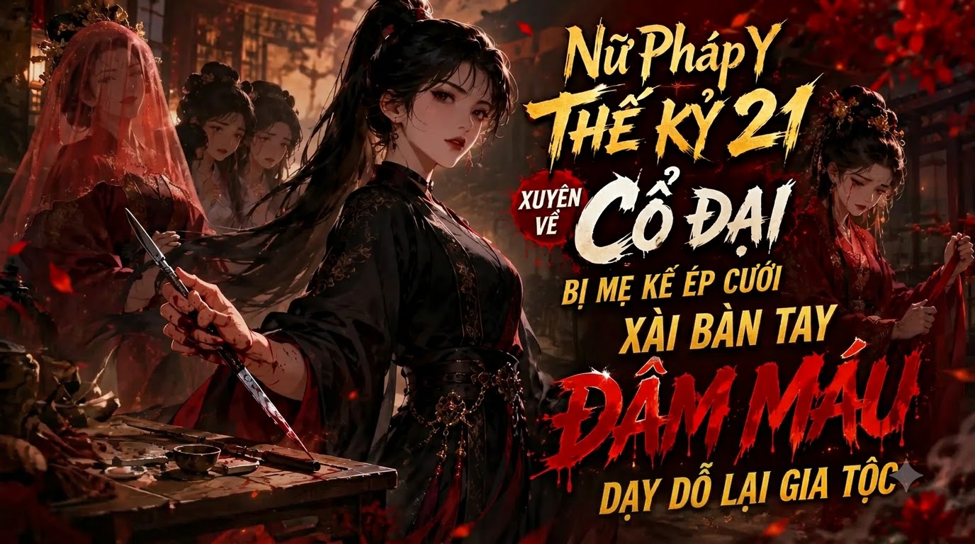 NỮ PHÁP Y THẾ KỶ 21 XUYÊN VỀ CỔ ĐẠI BỊ MẸ KẾ ÉP CƯỚI XÀI BÀN TAY ĐẪM MÁU DẠY DỖ LẠI GIA TỘC