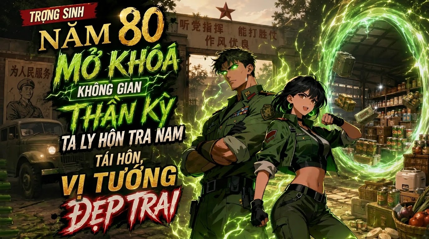 TRỌNG SINH NĂM 80 MỞ KHÔNG GIAN THẦN KỲ TA LY HÔN TRA NAM TÁI HÔN, VỊ TƯỚNG ĐẸP TRAI thumbnail