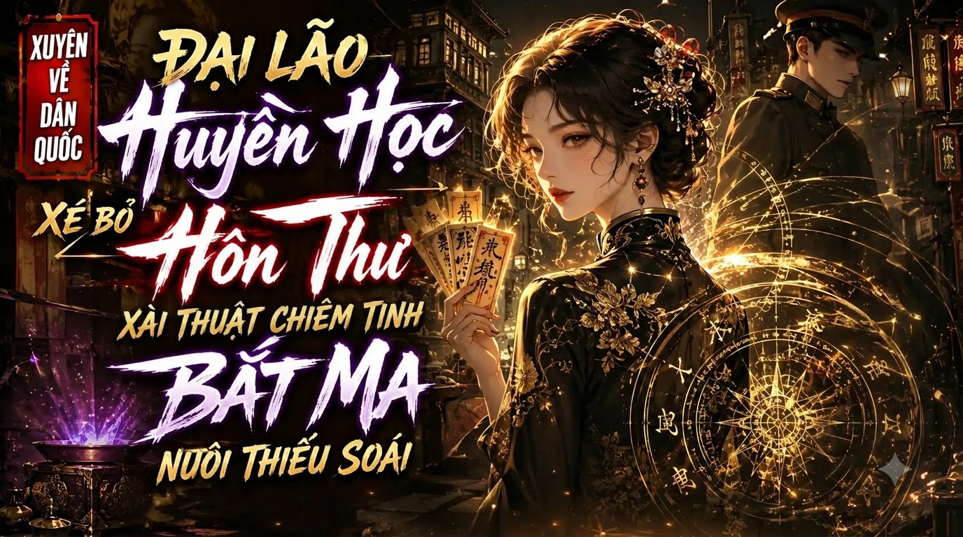 Đại Lão Huyền Học Xuyên Về Dân Quốc Xé Bỏ Hôn Thư Xài Thuật Chiêm Tinh Bắt Ma Nuôi Thiếu Soái thumbnail