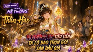 XUYÊN KHÔNG NHẬN HỆ THỐNG THẦN HÀO BỊ CƯỠNG ÉP TIÊU TIỀN TA LỠ BAO TRỌN GÓI SÀN ĐẤU GIÁ cover
