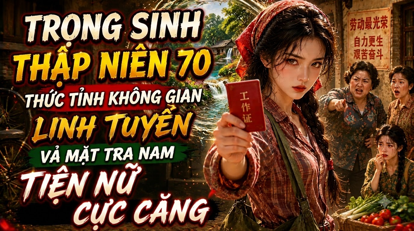 Trọng Sinh Thập Niên 70 Thức Tỉnh Không Gian Linh Tuyền Vả Mặt Tra Nam Tiện Nữ Cực Căng