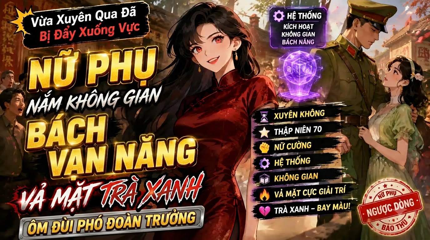 VỪA XUYÊN QUA ĐÃ BỊ ĐÀY XUỐNG VỰC NỮ PHỤ NẮM KHÔNG GIAN BÁCH VẠN NĂNG VẢ MẶT TRÀ XANH thumbnail