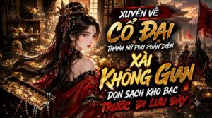 XUYÊN VỀ CỔ ĐẠI THÀNH NỮ PHỤ PHẢN DIỆN XÀI KHÔNG GIAN DỌN SẠCH KHO BẠC TRƯỚC ĐI LƯU ĐÀY cover