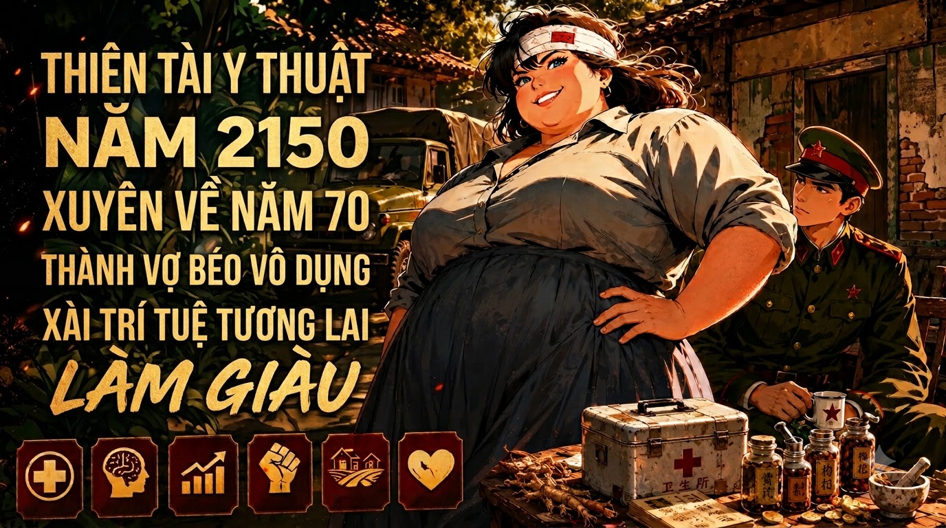 THIÊN TÀI Y THUẬT NĂM 2150 XUYÊN VỀ NĂM 70 THÀNH VỢ BÉO VÔ DỤNG XÀI TRÍ TUỆ TƯƠNG LAI LÀM GIÀU thumbnail