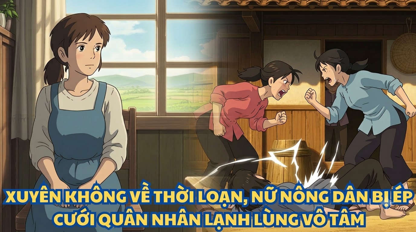 XUYÊN KHÔNG VỀ THỜI LOẠN NỮ NÔNG DÂN BỊ ÉP CƯỚI QUÂN NHÂN LẠNH LÙNG VÔ TÂM thumbnail