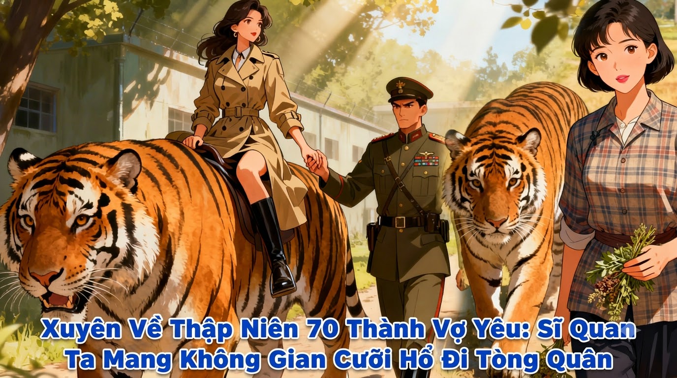 Xuyên Về Thập Niên 70 Thành Vợ Yêu: Sĩ Quan Ta Mang Không Gian Cưỡi Hổ Đi Tòng Quân