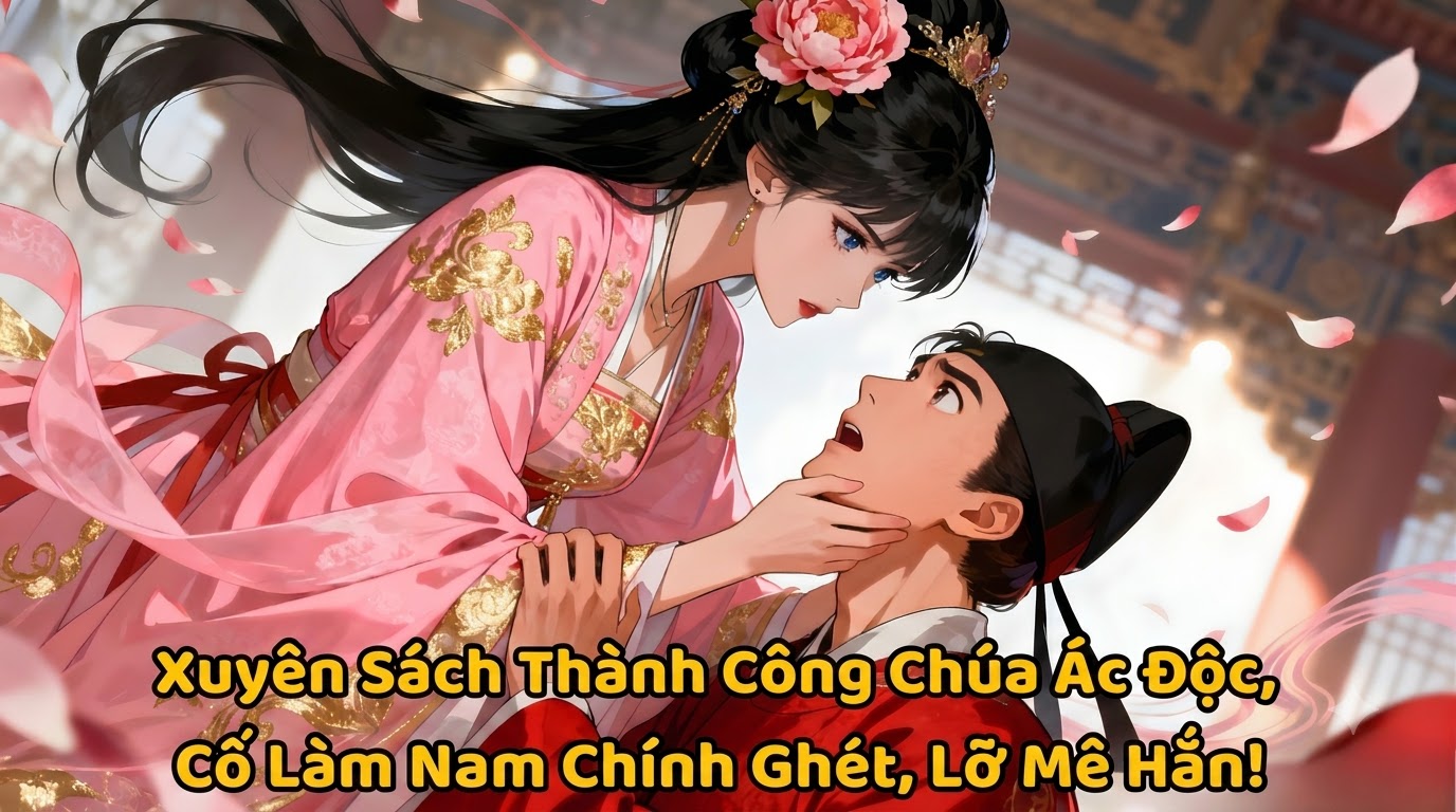 Xuyên Sách Thành Công Chúa Ác Độc, Cố Làm Nam Chính Ghét, Lỡ Mê Hắn!