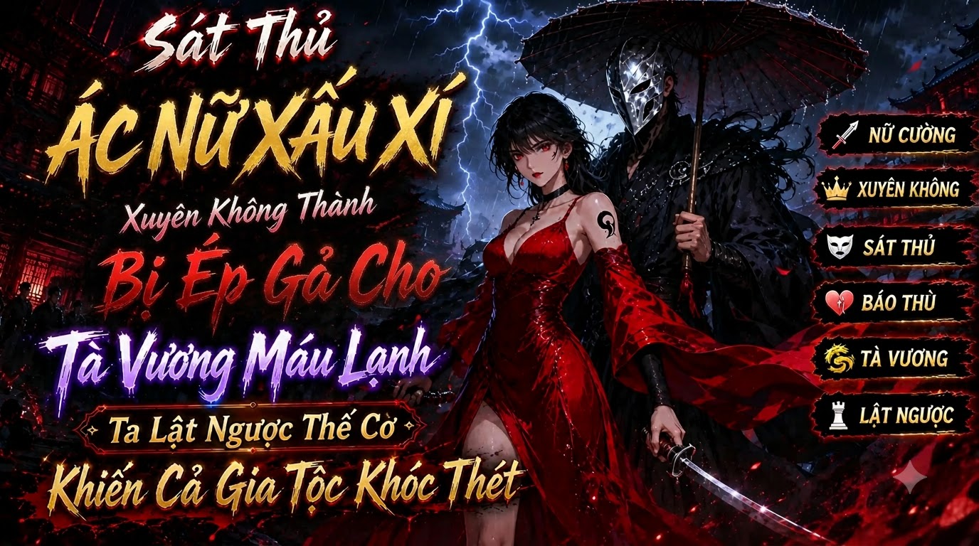 Sát Thủ Xuyên Không Thành Ác Nữ Xấu Xỉ Bị Ép Cưới Tà Vương Máu Lạnh Ta Làm Gia Tộc Khóc Thét thumbnail